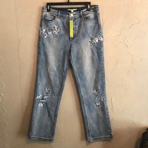 Jeans . Size L. Gianni Bini.